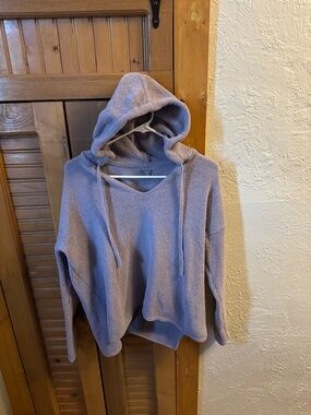 Women’s Aerie Lavender Hooded Sweater